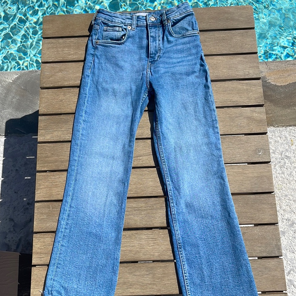 Zara cropped jeans
